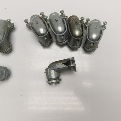 Appleton AC-95 Neer 1/2" Flexible Metal Conduit FMC Elbow 90° Lot Of 10