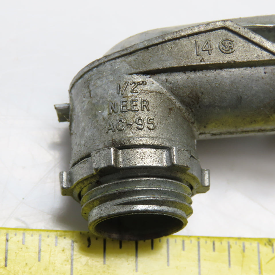 Appleton AC-95 Neer 1/2" Flexible Metal Conduit FMC Elbow 90° Lot Of 10