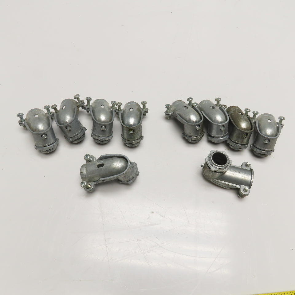 Appleton AC-95 Neer 1/2" Flexible Metal Conduit FMC Elbow 90° Lot Of 10