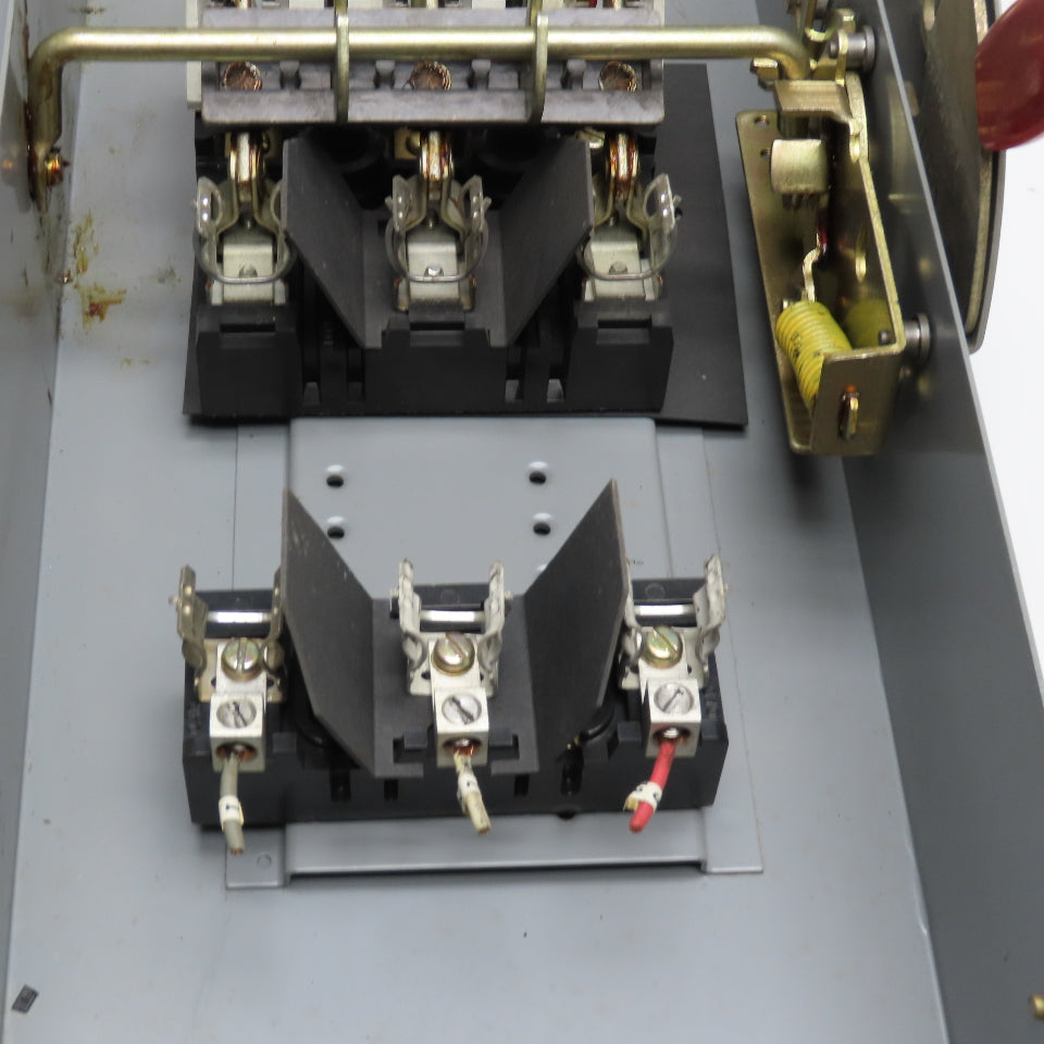 Westinghouse JHF361 600VAC 20Hp 3Ph 3 Pole Fused Safety Disconnect Switch