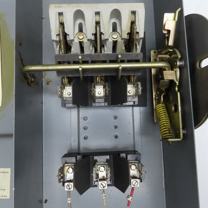 Westinghouse JHF361 600VAC 20Hp 3Ph 3 Pole Fused Safety Disconnect Switch