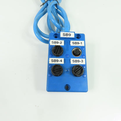 Turck VB 40N-5 Multibox 4-Port Junction Box with Cable