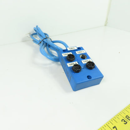 Turck VB 40N-5 Multibox 4-Port Junction Box with Cable