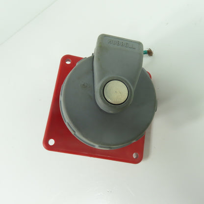 Hubbell 320R7W Hubbell 320R7W Watertight Safety-Shroud Receptacle 20A 480VAC 3Ph