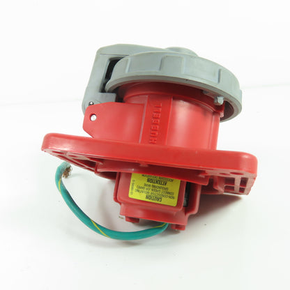 Hubbell 320R7W Hubbell 320R7W Watertight Safety-Shroud Receptacle 20A 480VAC 3Ph