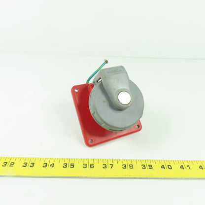 Hubbell 320R7W Hubbell 320R7W Watertight Safety-Shroud Receptacle 20A 480VAC 3Ph
