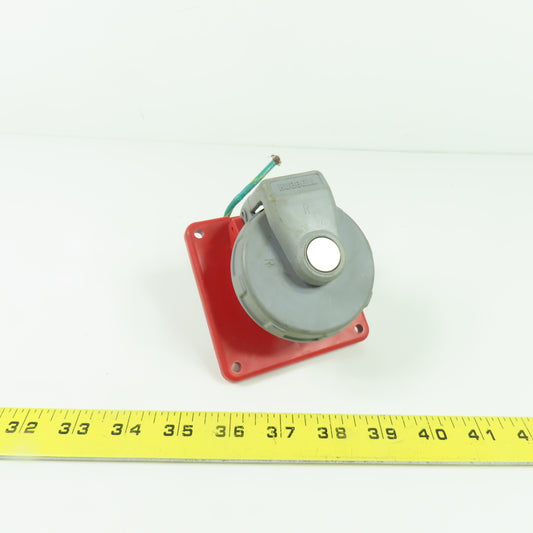 Hubbell 320R7W Hubbell 320R7W Watertight Safety-Shroud Receptacle 20A 480VAC 3Ph
