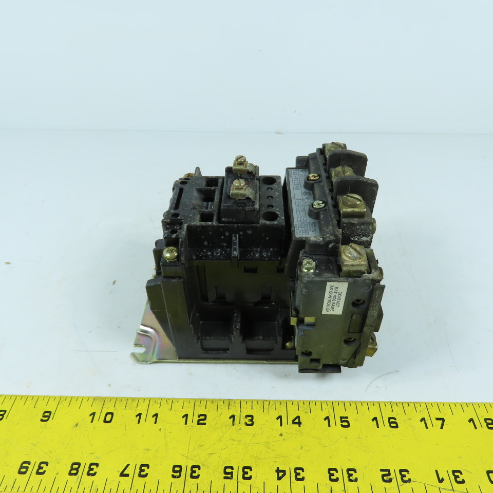 Allen-Bradley 500-BOD940 NEMA Size 1 Motor Starter Contactor 115-120V Coil