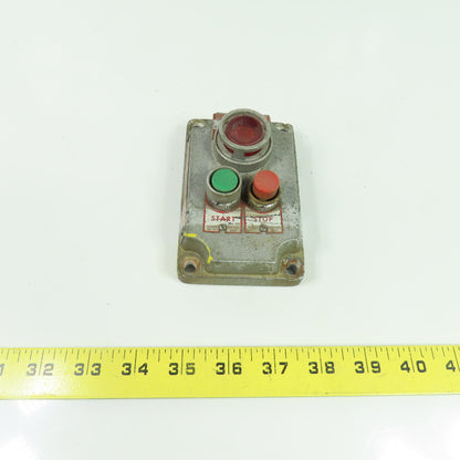 Killark XCS-0A16 Hazardous Location Start Stop Push Button Station 220VAC