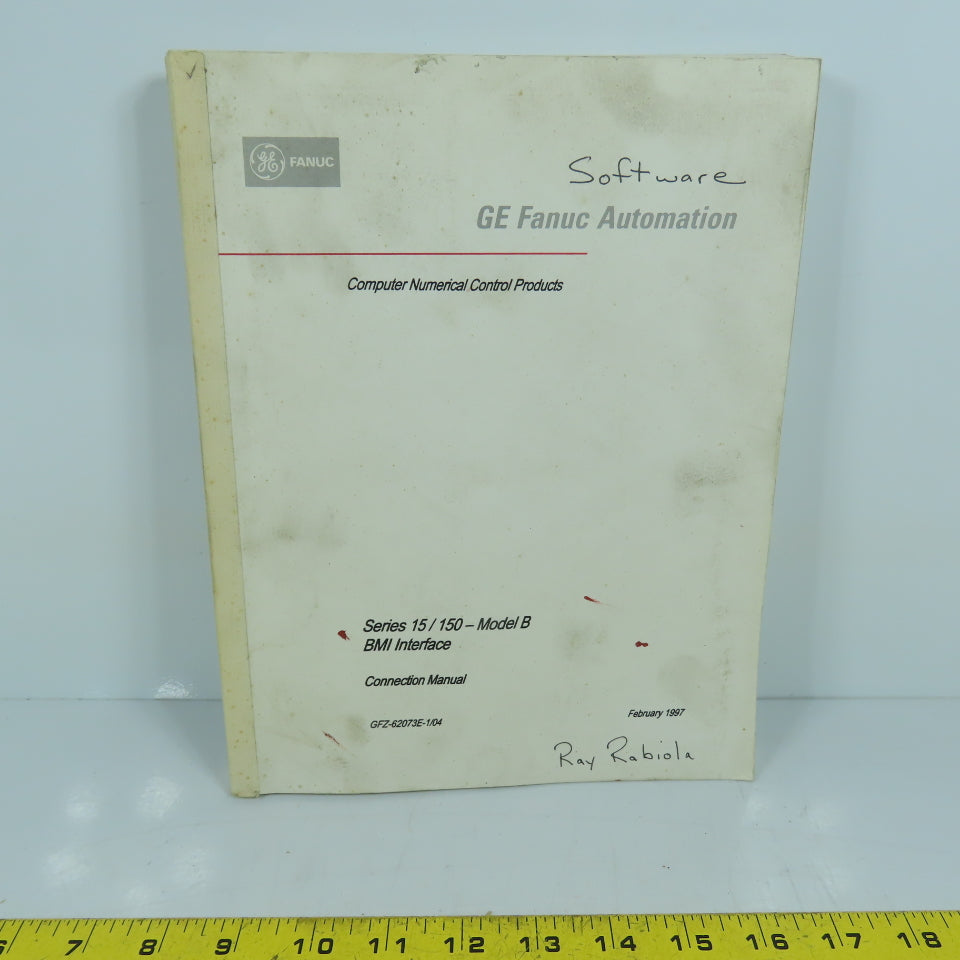 GE Fanuc GFZ-62073E-1/04 Series 15/150 Model B BMI Interface Connection Manual