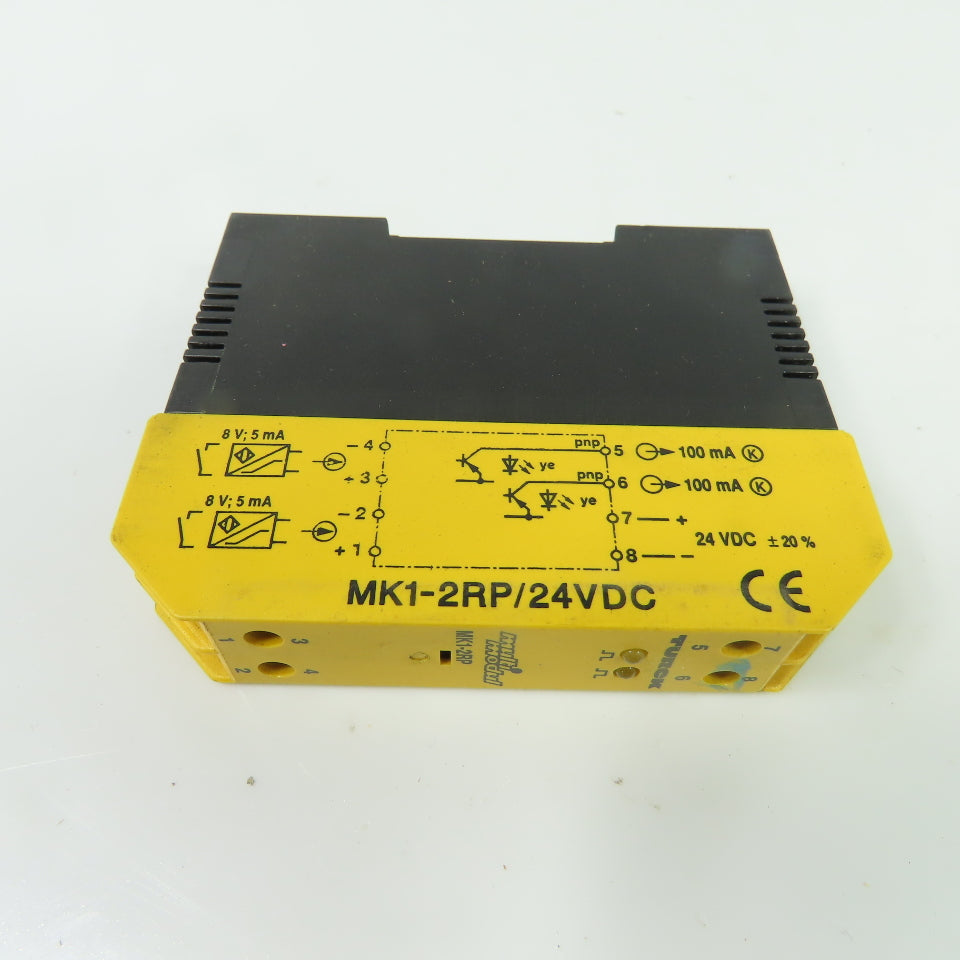 Turck MK1-2RP/24VDC Isolating Switching Amplifier 24VDC PNP Output NEW