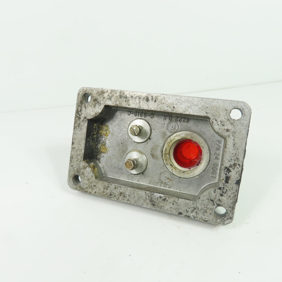 Killark XNCS-0A16 Explosion Proof Control Station Start Stop Push Button 220VAC