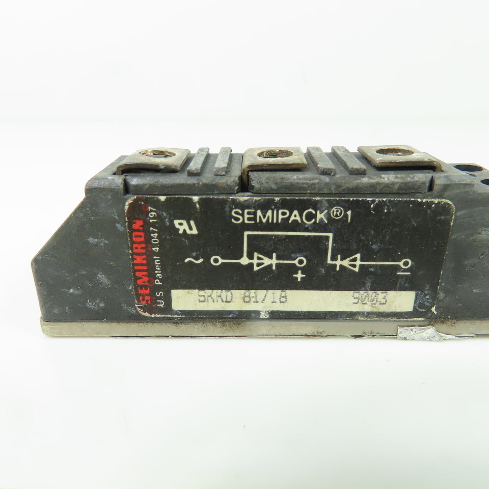 Semikron SKKD 81/18 Semipack 1 Diode Module Lot of 3