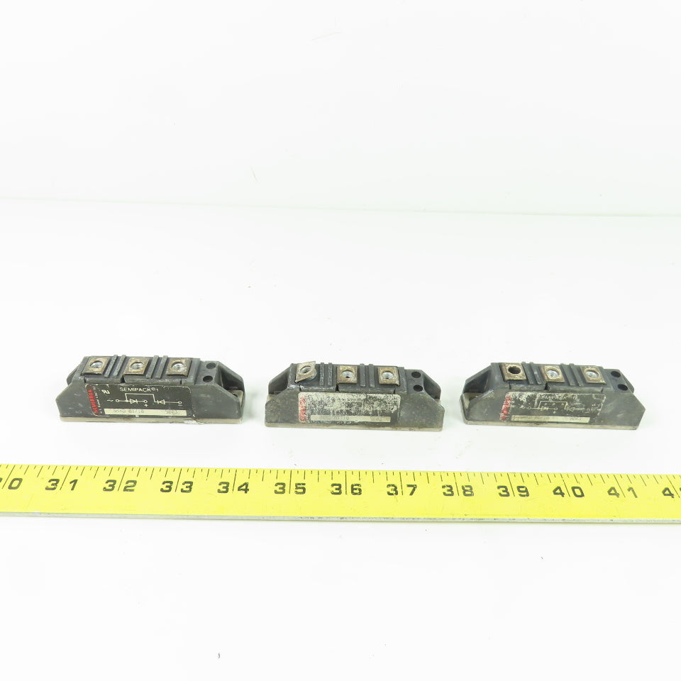 Semikron SKKD 81/18 Semipack 1 Diode Module Lot of 3
