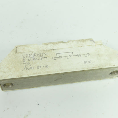 Semikron SKKD 81/16 Diode Modules Lot of 2