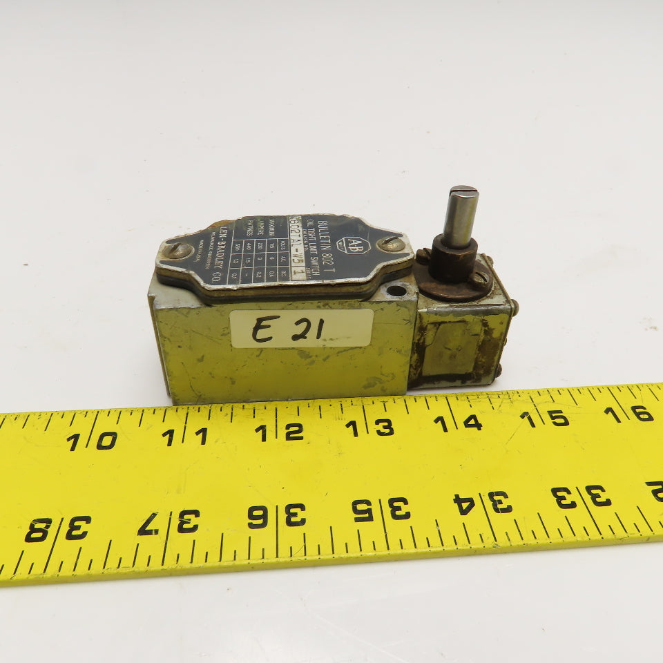 Allen Bradley 802TAL-W5 600V Oil Tight Limit Switch