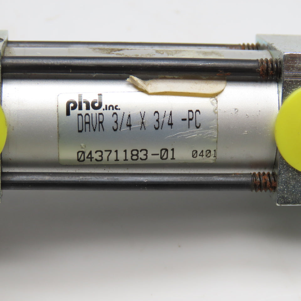 PHD 3/4" Bore x 3/4" Stroke Double Rod Air Cylinder
