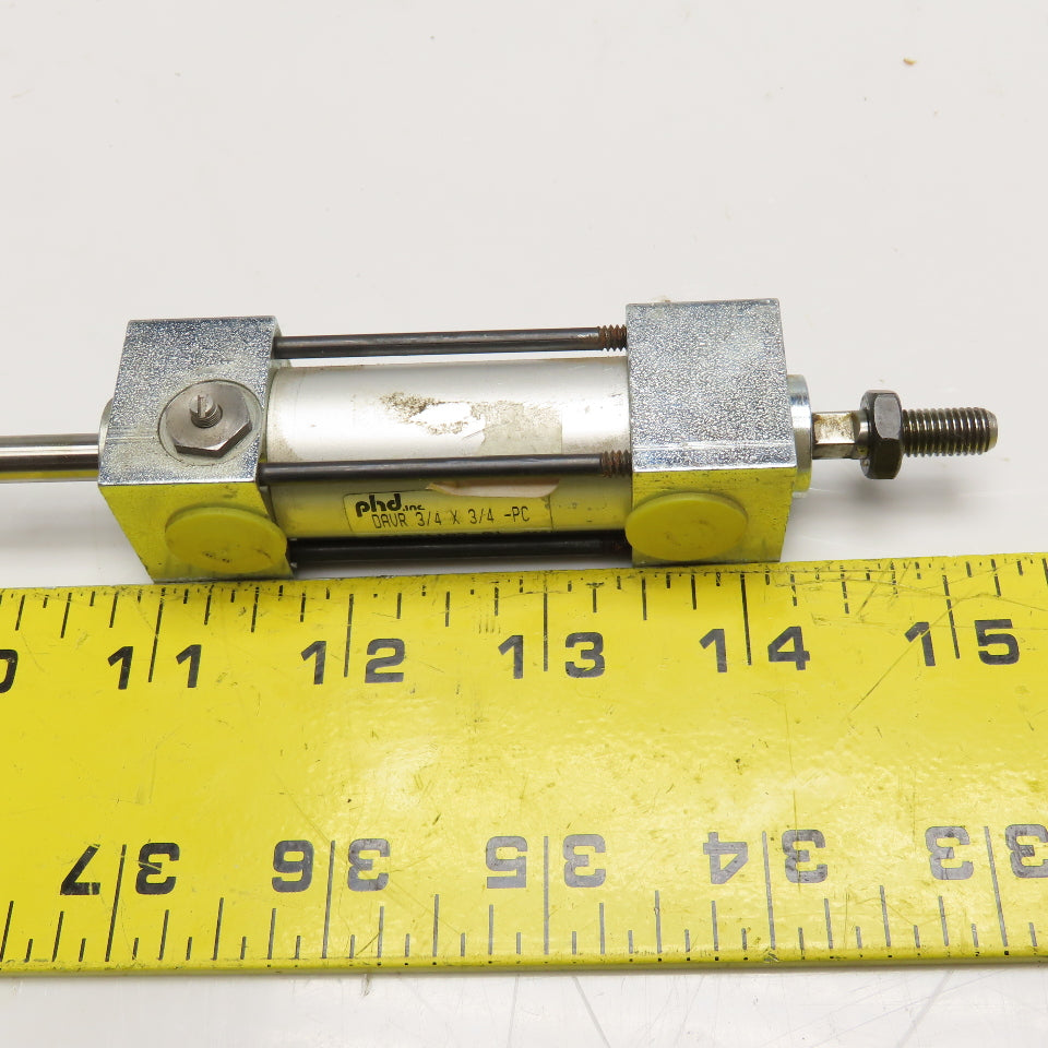 PHD 3/4" Bore x 3/4" Stroke Double Rod Air Cylinder