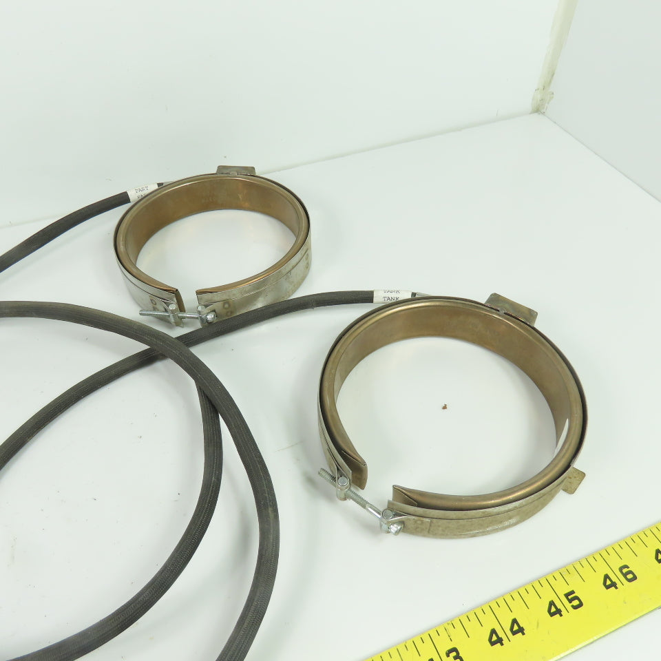 Trivolt HP24 Band Heaters 500W 240V with Wiring Harness Assembly 4" ID
