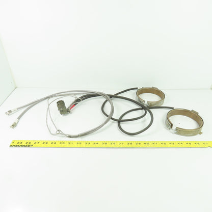Trivolt HP24 Band Heaters 500W 240V with Wiring Harness Assembly 4" ID