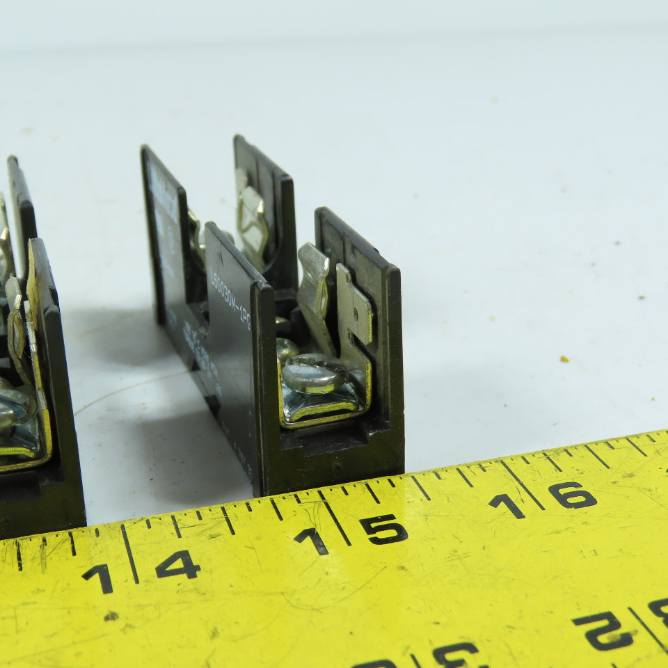 Littelfuse L60030M-1PQ Fuse Block 1-Pole 30A 600V Class M Lot of 4