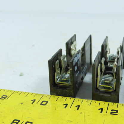 Littelfuse L60030M-1PQ Fuse Block 1-Pole 30A 600V Class M Lot of 4