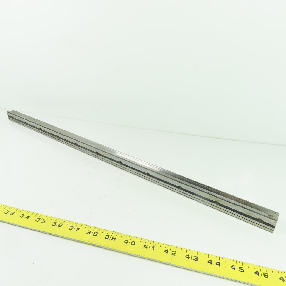 25-1/8"OAL Linear Guide Rail Precision Machined Bearing Surface 23mm x 18mm