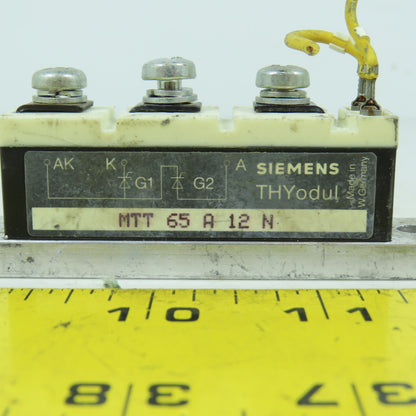 Siemens MTT 65 A 12 N Thyristor Module SCR Power Block 65A 1200V Lot Of 2
