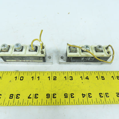 Siemens MTT 65 A 12 N Thyristor Module SCR Power Block 65A 1200V Lot Of 2