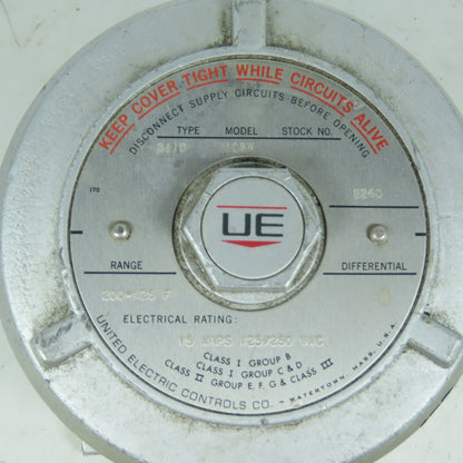 United Electric 8240 B110-108W Explosion Proof Temperature Switch 200-425F