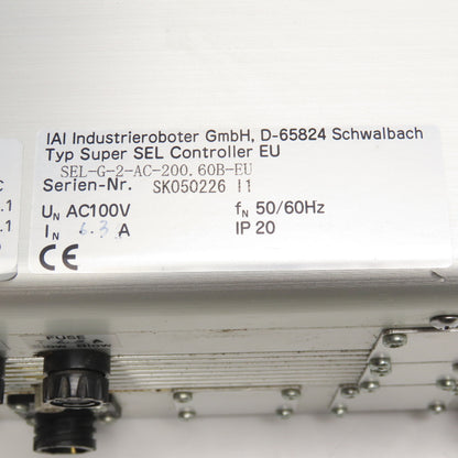IAI SEL-G-2-AC-200.60B-EU Super SEL Intelligent Controller 100VAC 50/60Hz
