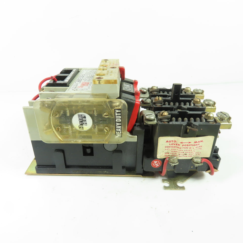 Arrow Hart AH32-132-U 27A NEMA Size 1 3-Pole Motor Starter 600VAC
