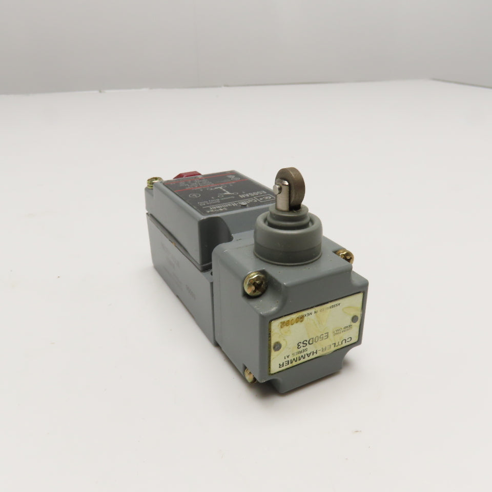 Cutler Hammer E50SAN 120VAC Roller Plunger Limit Switch NOS