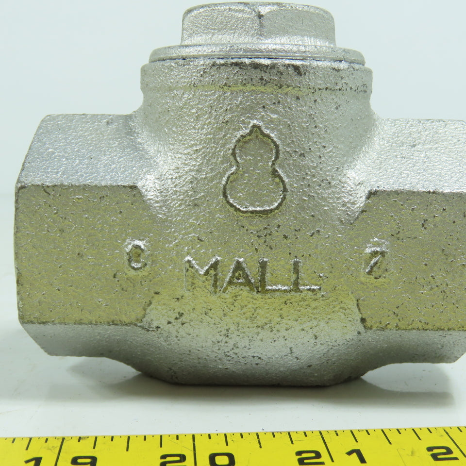 10K-1 1/4 Malleable Iron Lift Check Valve Threaded 1-1/4" NPT