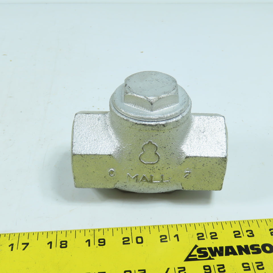 10K-1 1/4 Malleable Iron Lift Check Valve Threaded 1-1/4" NPT