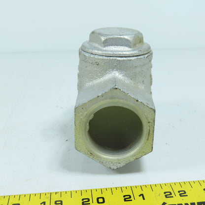 10K-1 1/4 Malleable Iron Lift Check Valve Threaded 1-1/4" NPT