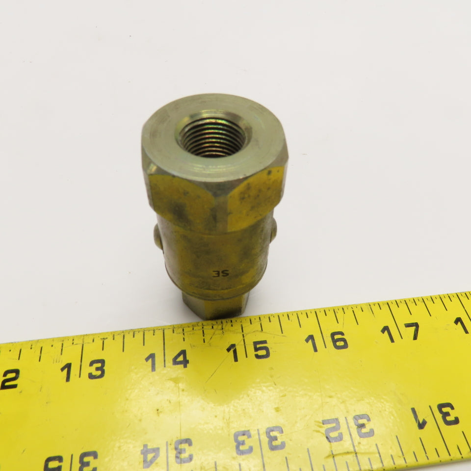 Parker PS Series 3/8" Female x 3/8" Female Straight Inline Swivel