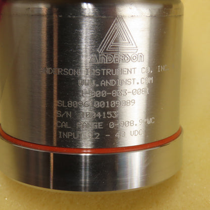 Anderson Instrument SL8096100109089 SL Level Transmitter 12-40 VDC 0-908.9"