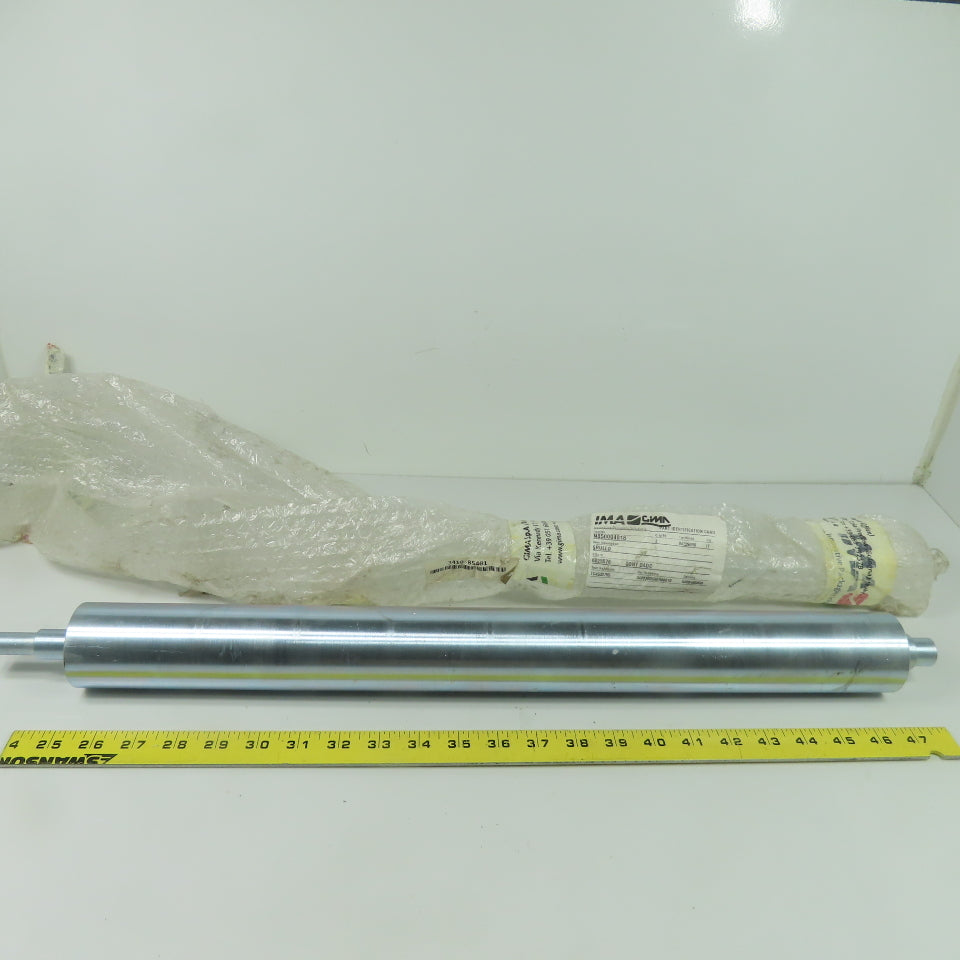 IMA GIMA N850004018 Stainless Steel Conveyor Roller Stepped Shaft 22"BF 2.22"OD