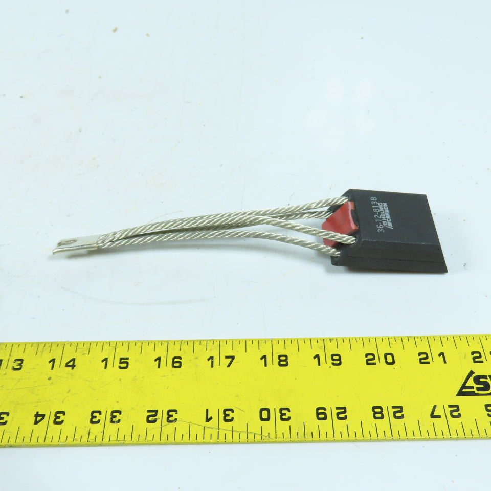Helwig Carbon 36-12-8138 Carbon Brush with Spade Terminal 1.625" x 7/8"