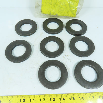 Allied 677082 Heavy Duty Flat Washers 3-3/8" OD x 1-7/8" ID x 3/8" Thick Lot/8