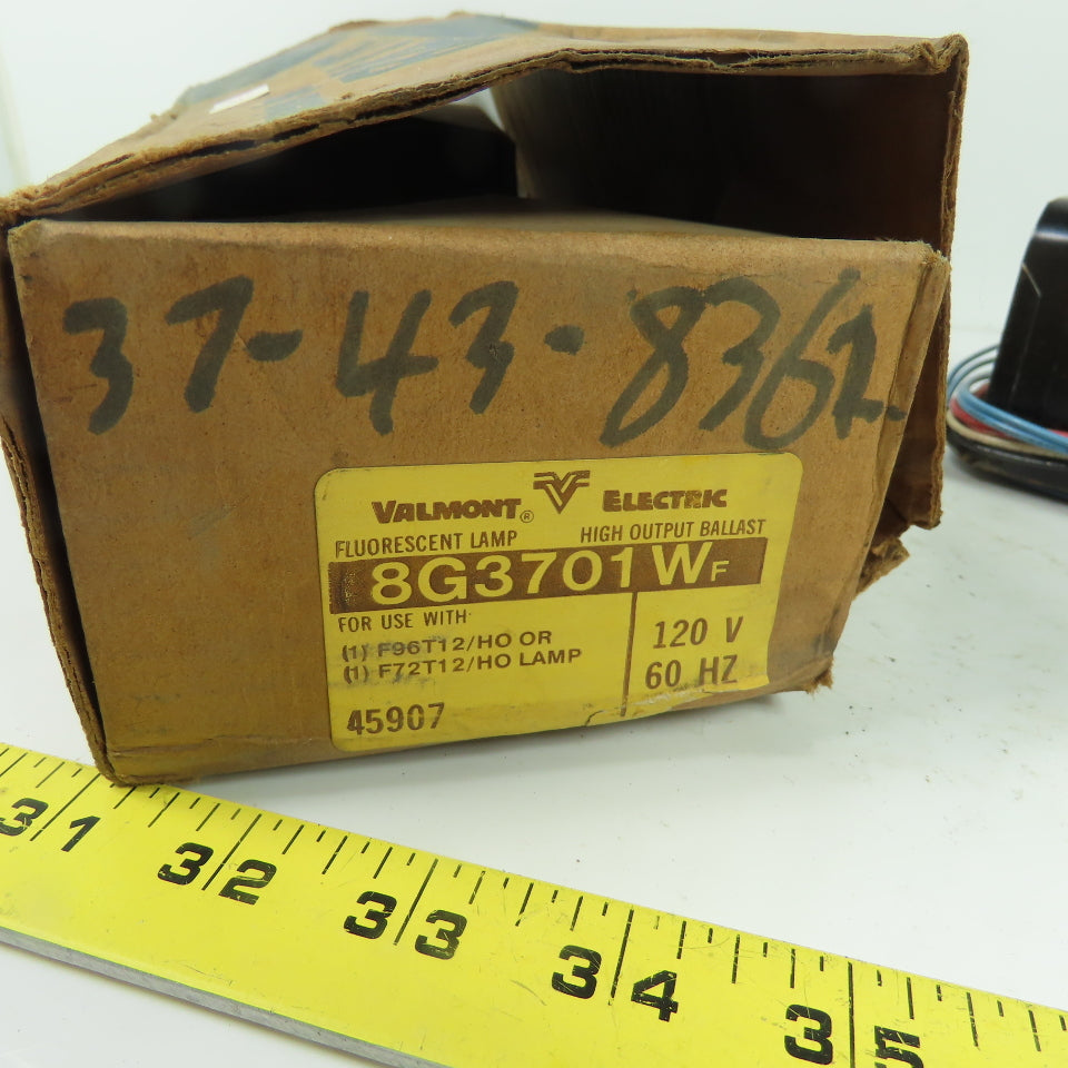 Valmont 45907 8G3701W Rapid Start High Output Fluorescent Lamp Ballast 120V 60Hz