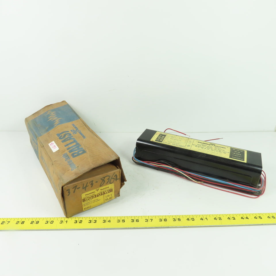 Valmont 45907 8G3701W Rapid Start High Output Fluorescent Lamp Ballast 120V 60Hz