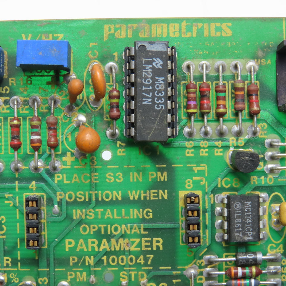 Parametrics 100634 460V 60Hz Circuit Board Controller