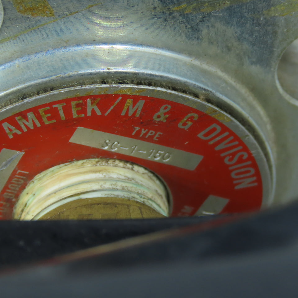 Ametek U.S. Gauge SC-1-150 Solfrunt 0-60 PSI Process Gauge Diaphragm Seal 316LSS