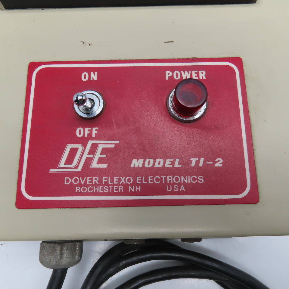 Dover Flexo TI-2 TI-2B Tension Monitor 117V 60Hz Needs New Meter