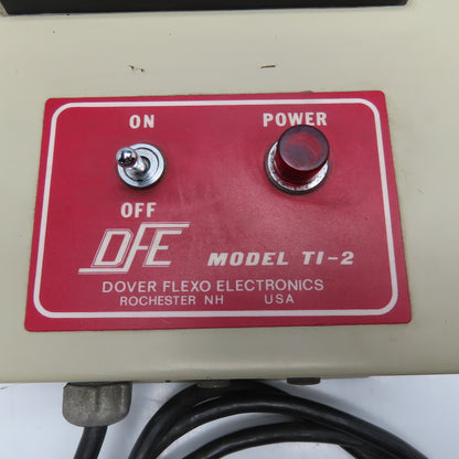Dover Flexo TI-2 TI-2B Tension Monitor 117V 60Hz Needs New Meter