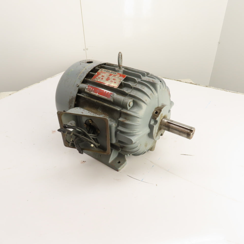 Delco R4121 7.5HP AC Electric Motor 230/460V 3Ph 3520RPM 213T Frame Tested