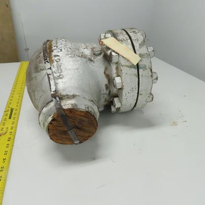 Crane 8220 175 1/2 X Size 4 WCB Steel Swing Check Valve 600# 1440 PSI