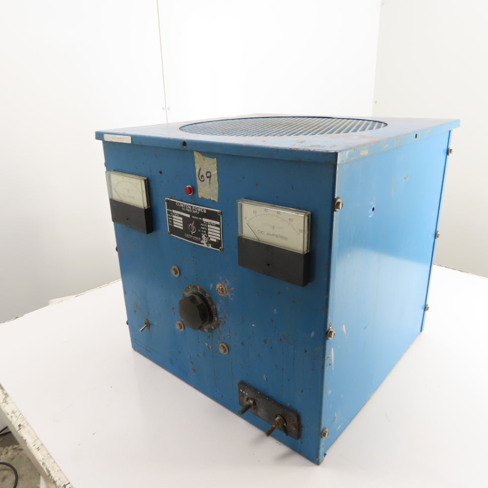 Clinton Power S109CPF DC Power Supply Rectifier 0-9V 100A 220V 1Ph